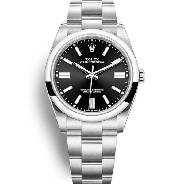 CollectRolex Oyster Perpetual Lady Black Dial 124200 34 mm