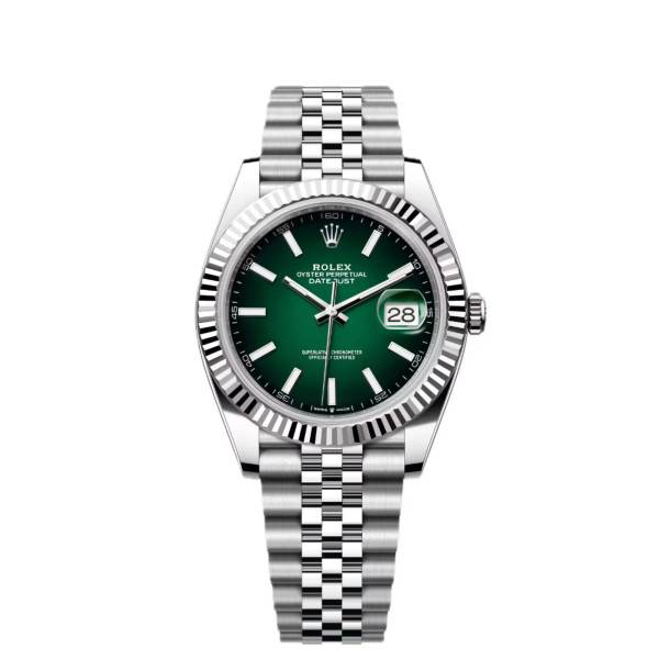 Rolex Datejust 41 Green Ombré Dial (2026) Jubilee