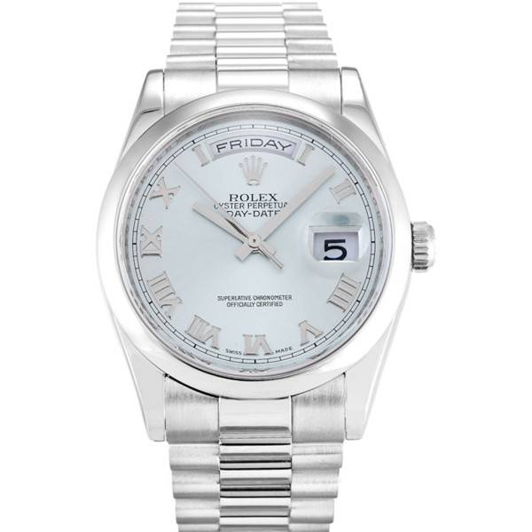 CollectRolex Day-Date Blue Dial 118206 36 mm