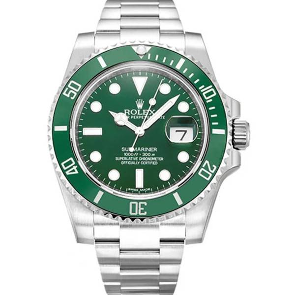 Superclone Rolex Submariner Green Dial 116610LV “Hulk”