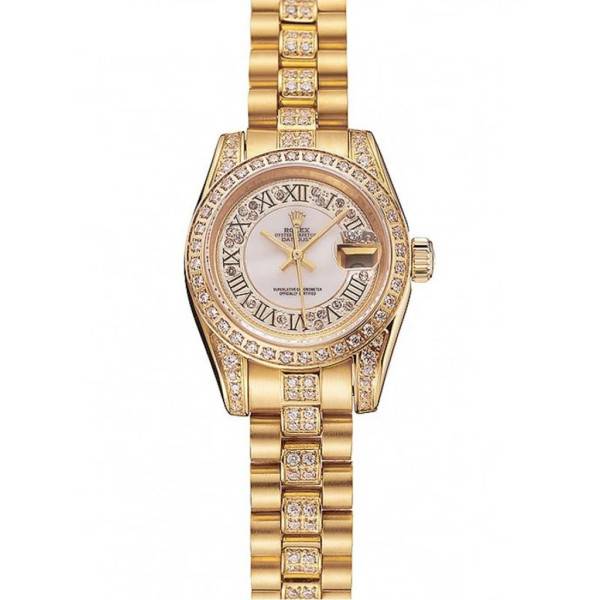 Superclone Rolex Datejust White Dial 1453957 21 mm