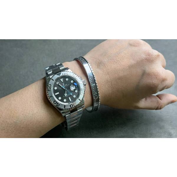 Silver Yacht-Master Titanium Steel Bracelet