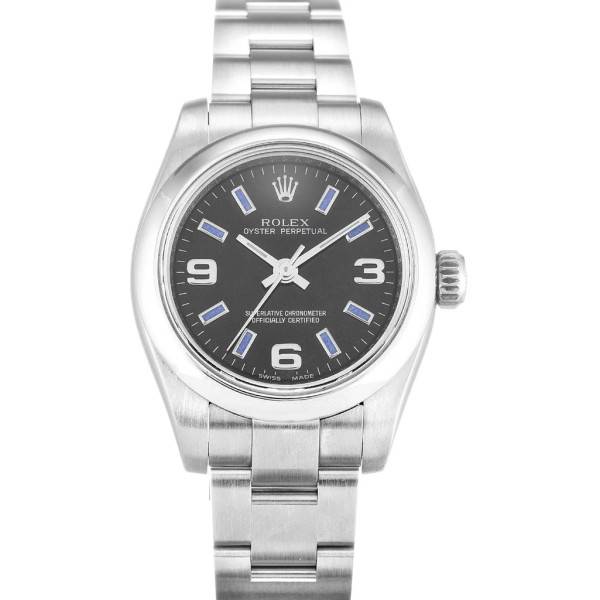 CollectRolex Oyster Perpetual Lady Black Dial 176200 26 mm