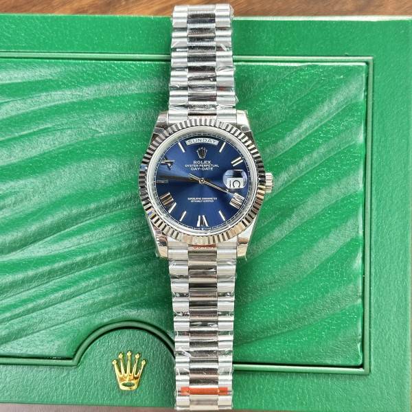Superclone Rolex Day-Date Blue Dial 228239-0007 40 mm