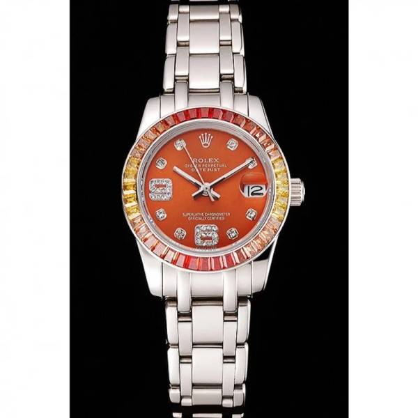 CollectRolex Datejust Orange Dial REP016821 33 mm