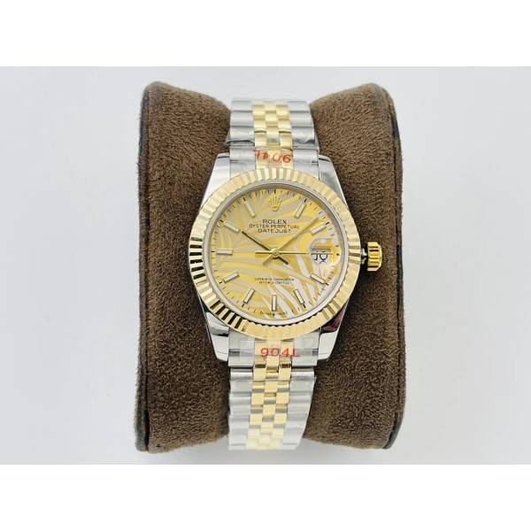 CollectRolex Datejust Gold Palm Motif Dial 126233 36 mm