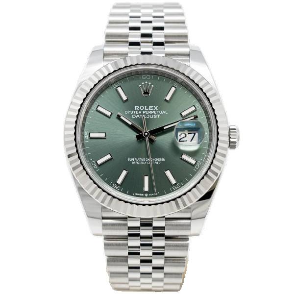 CollectRolex Datejust Green Dial 126334 Jubilee 41 mm