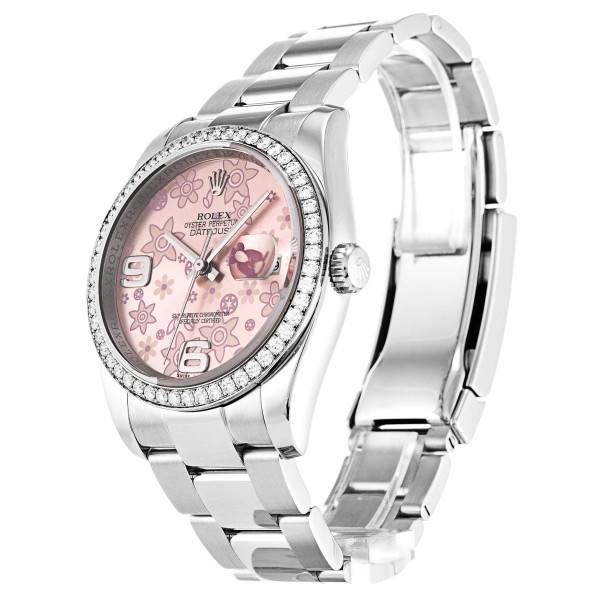 CollectRolex Datejust Pink Floral Dial 116244 36 mm