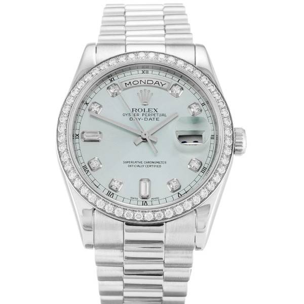 CollectRolex Day-Date Blue Dial 118346 36 mm