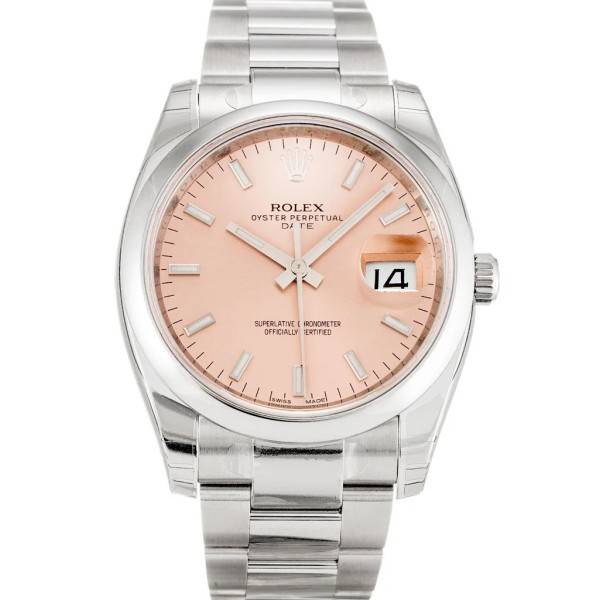 CollectRolex Oyster Perpetual Date Salmon Dial 115200 34 mm