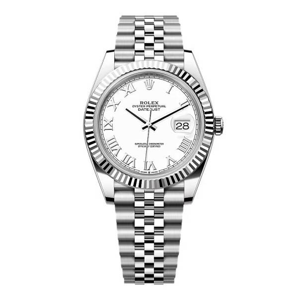 Rolex Datejust White Roman Dial 126334-0024 41 mm