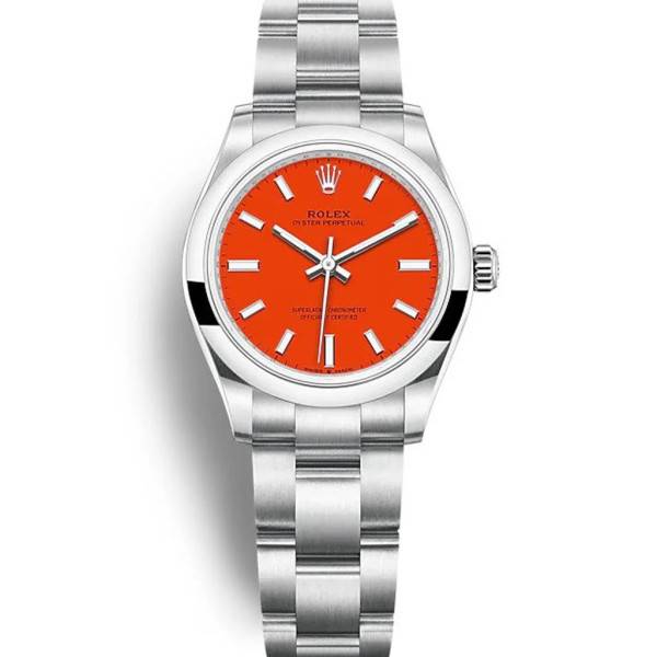 CollectRolex Oyster Perpetual Lady Coral Red Dial 277200 31 mm