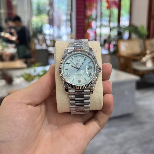 Superclone Rolex Day-Date Ice Blue Dial 228236-0012 40 mm