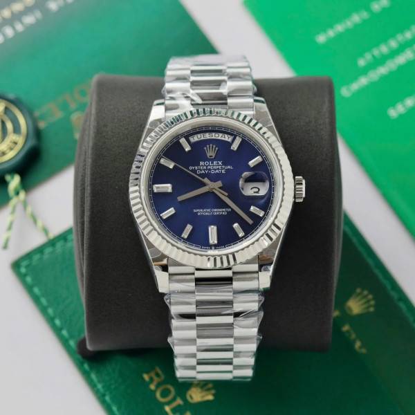 Superclone Rolex Day-Date Blue Ombré Dial 228239-0076 40 mm