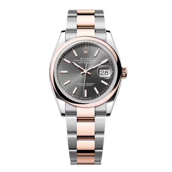 Rolex Datejust Dark Rhodium Dial 126201-0014 36 mm