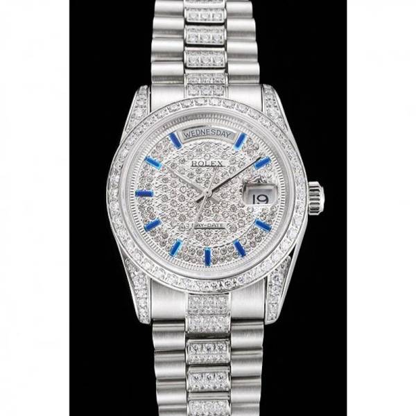 Superclone Rolex Day-Date White Dial REP016824 36 mm