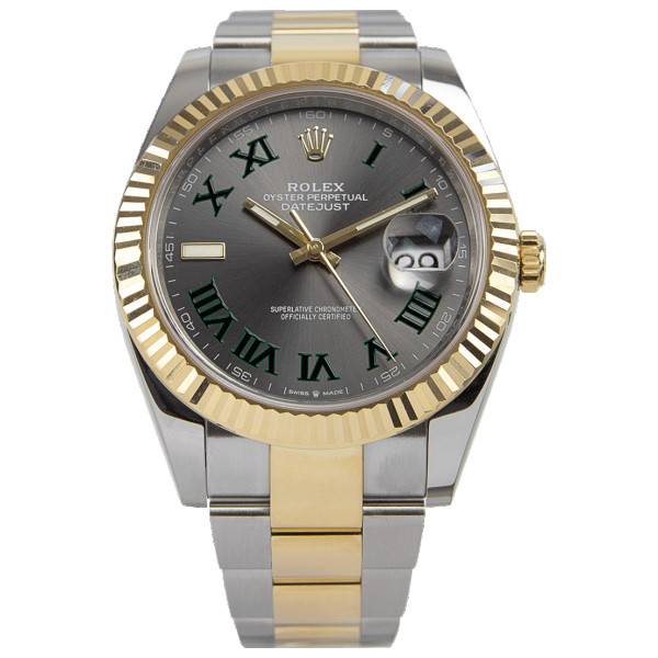CollectRolex Datejust II Rhodium Dial 126333 “Wimbledon” Two-Tone Oyster 41 mm