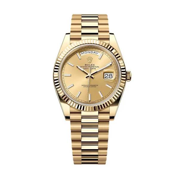 Superclone Rolex Day-Date II Champagne Dial 228238 40 mm