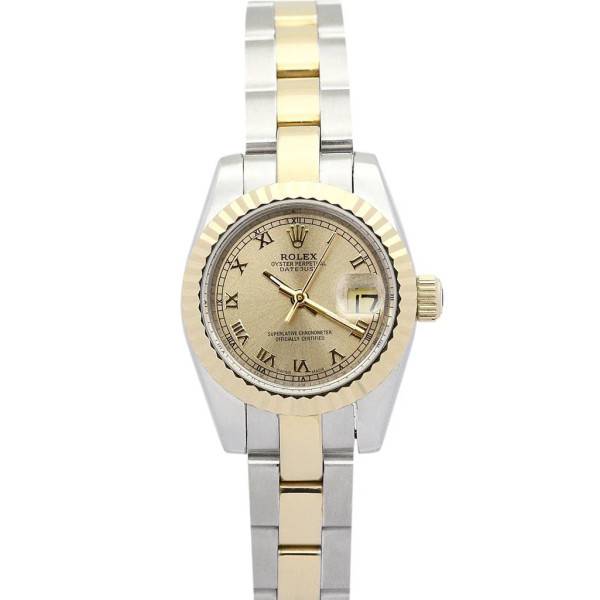 CollectRolex Lady-Datejust Yellow Gold Dial 179163 26 mm