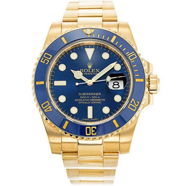 Superclone Rolex Submariner Blue Dial 116618LB
