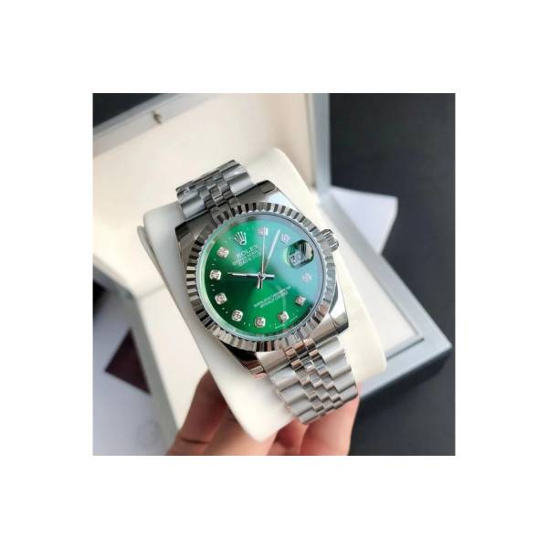 CollectRolex Datejust SS/SS Jub Green/Dia 36/28 mm