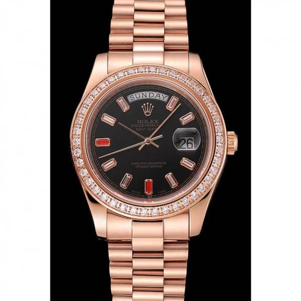 Superclone Rolex Day-Date Black Dial 1454102 40 mm