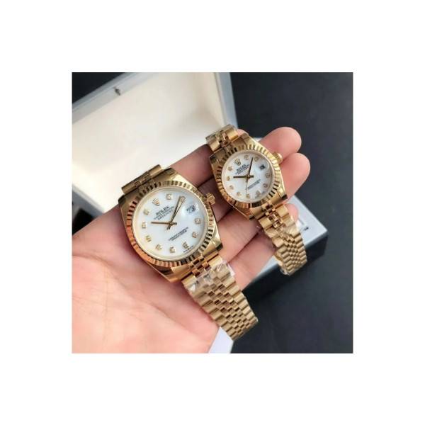 CollectRolex Datejust RG/RG Jub White/Dial 36/28 mm