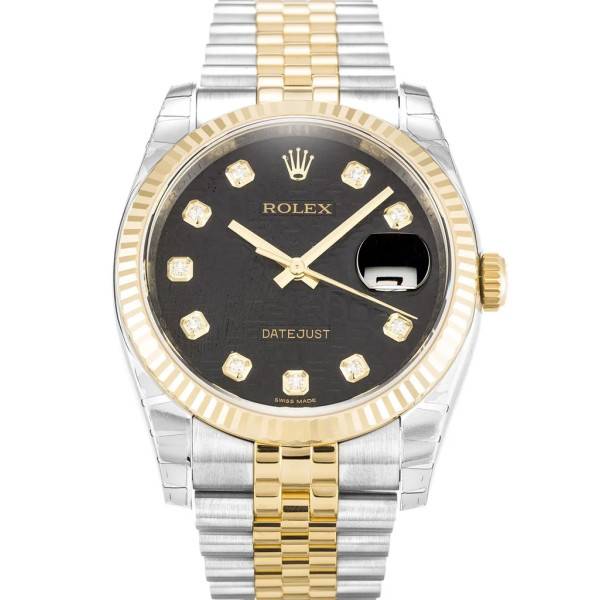 CollectRolex Datejust Black Jubilee Dial 116233 36 mm