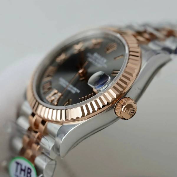 Rolex Datejust Slate Roman Diamond Dial 126231-0023 36 mm