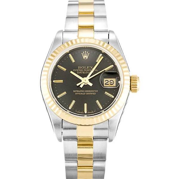 CollectRolex Lady-Datejust Black Dial 69173 26 mm