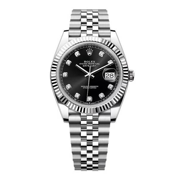 Rolex Datejust Black Diamond Dial 126334-0012 41 mm