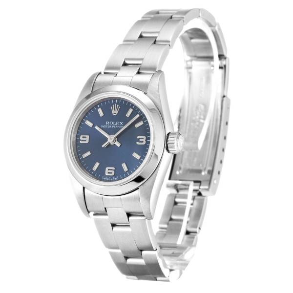 CollectRolex Oyster Perpetual Lady Blue Dial 76080 24 mm