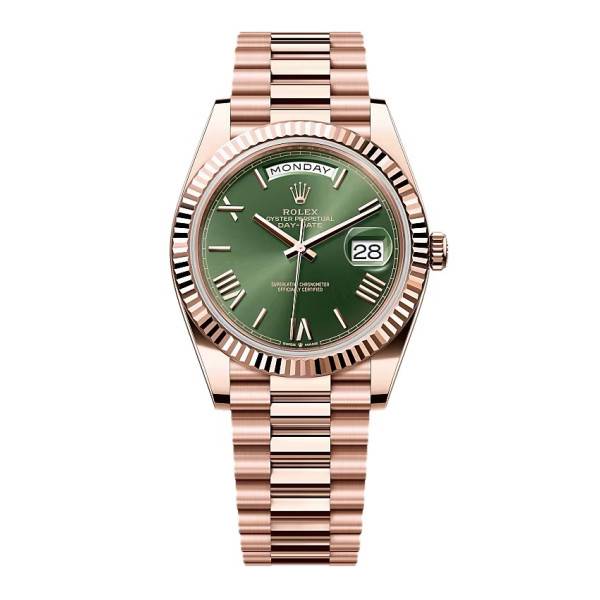 Superclone Rolex Day-Date Olive Green Dial 228235-0025 40 mm