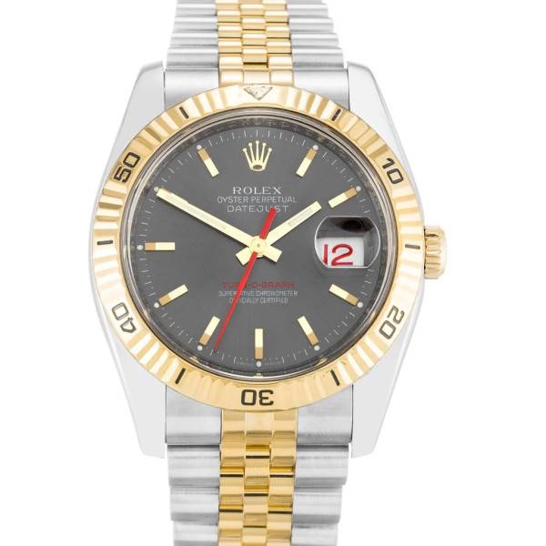 CollectRolex Datejust Turn-O-Graph Grey Dial 116263 36 mm