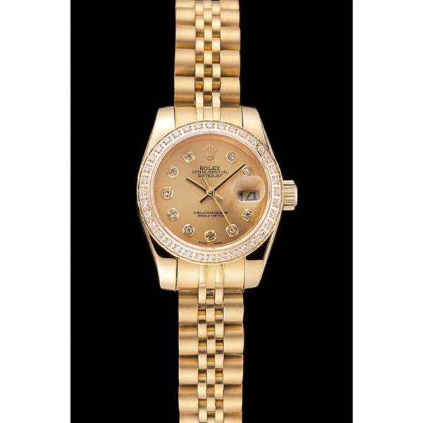 Rolex Datejust Gold Dial 1454096 28 mm