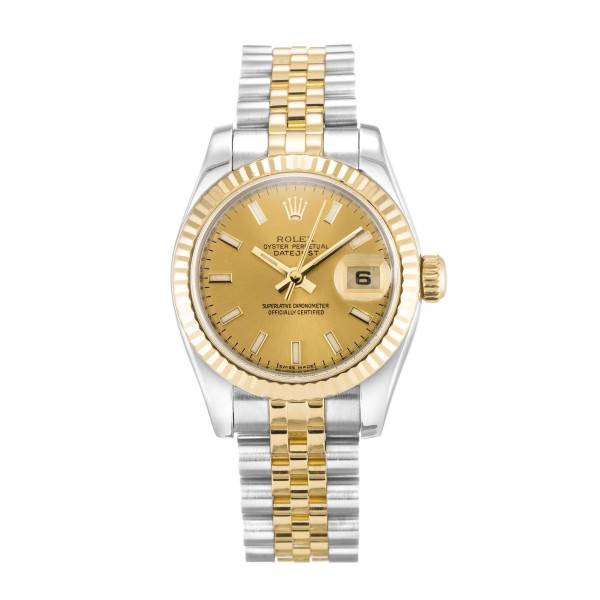 CollectRolex Lady-Datejust Champagne Dial 179173-3 26 mm