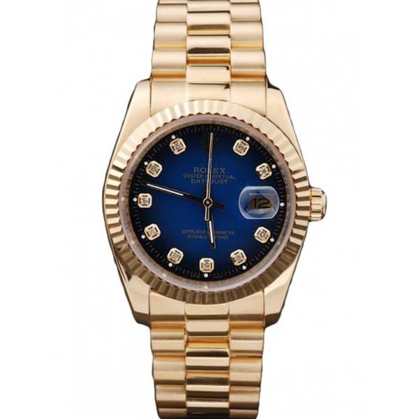 Rolex Datejust Blue Dial SRL71 36 mm
