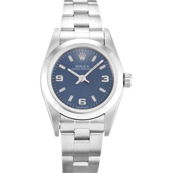 CollectRolex Oyster Perpetual Lady Blue Dial 76080 24 mm