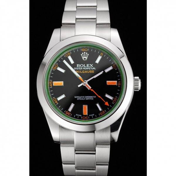 Superclone Rolex Milgauss Black Dial REP016836