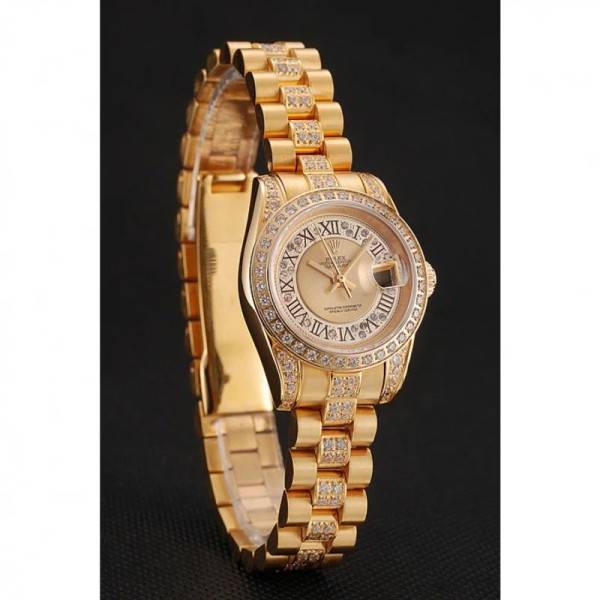 Superclone Rolex Datejust Gold Dial 1453953 21 mm