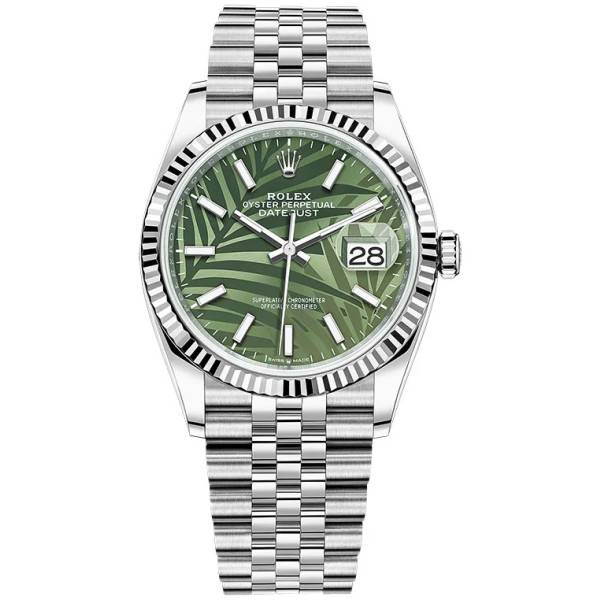 CollectRolex Datejust Palm Motif Dial 126234-0047 36 mm