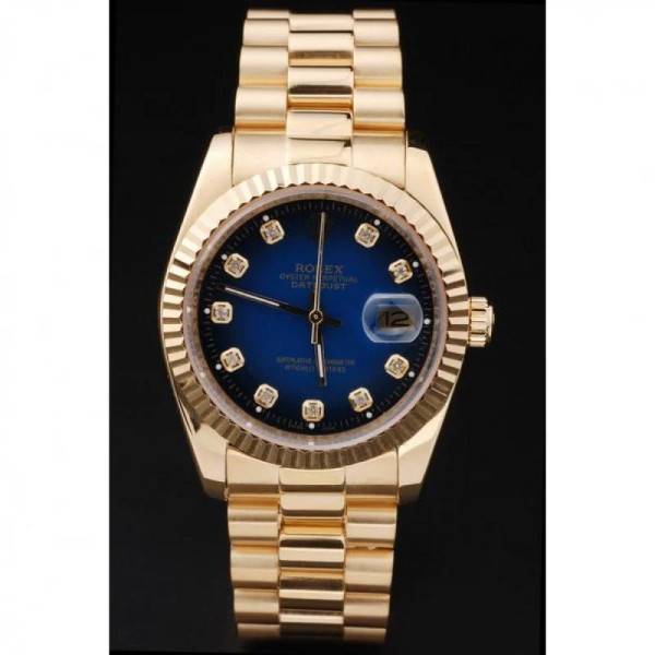 Rolex Datejust Blue Dial SRL71 36 mm