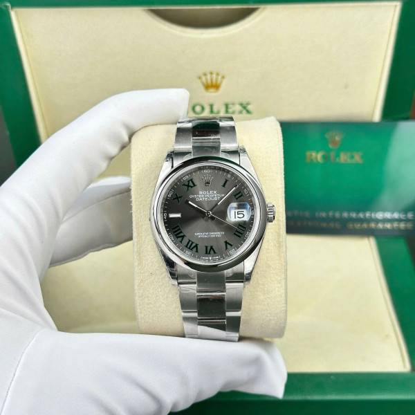 Rolex Datejust Rhodium Dial 126300 “Wimbledon” Oyster 41 mm