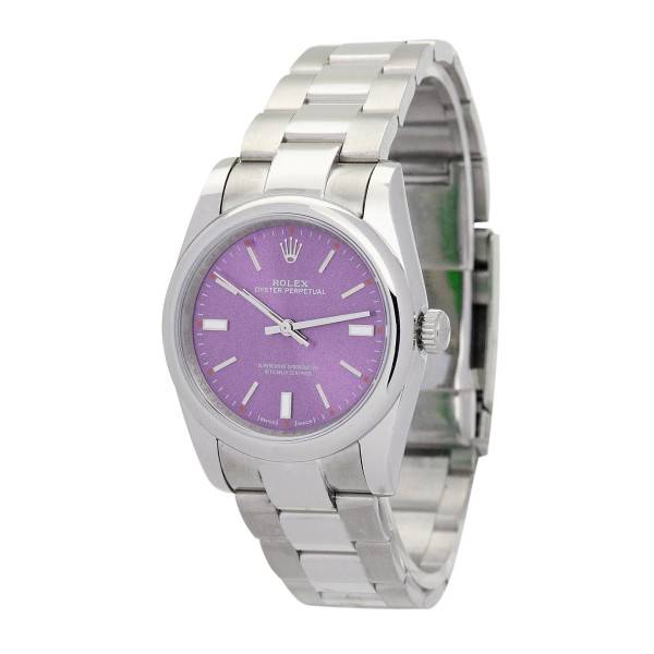 CollectRolex Oyster Perpetual Lady Purple Dial 177200 31 mm