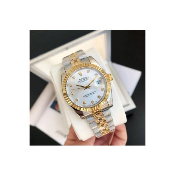 CollectRolex Datejust RG/SS Jub Sliver/Dia 36/28 mm