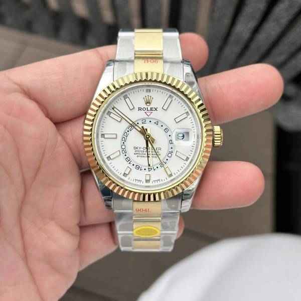 Superclone Rolex Sky-Dweller Intense white Dial 336933 Oyster