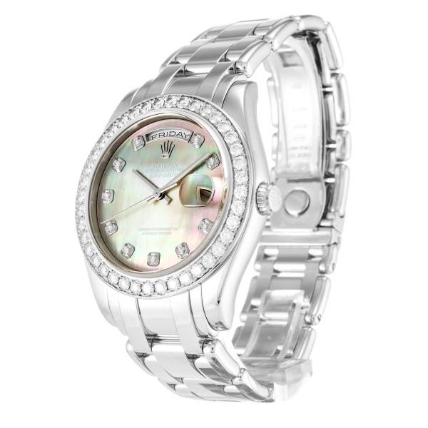 CollectRolex Day-Date Mother of Pearl – Black Dial 18946 36 mm