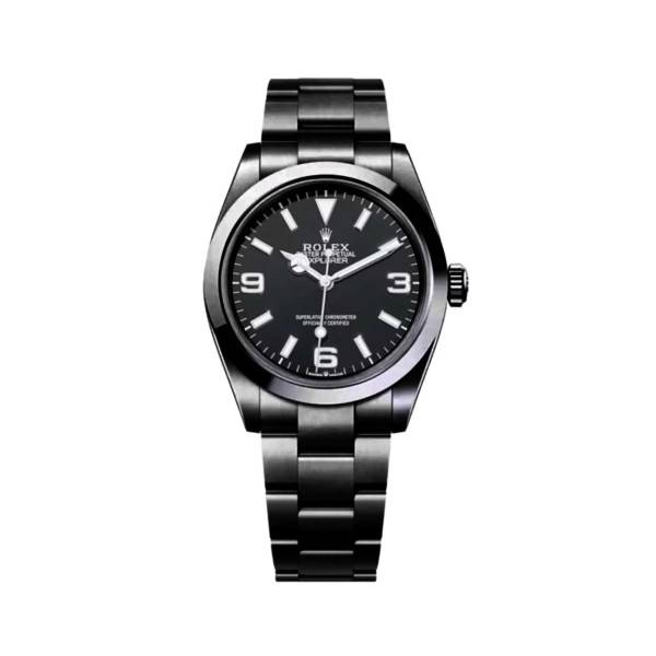Superclone Rolex Explorer Black Dial 128238