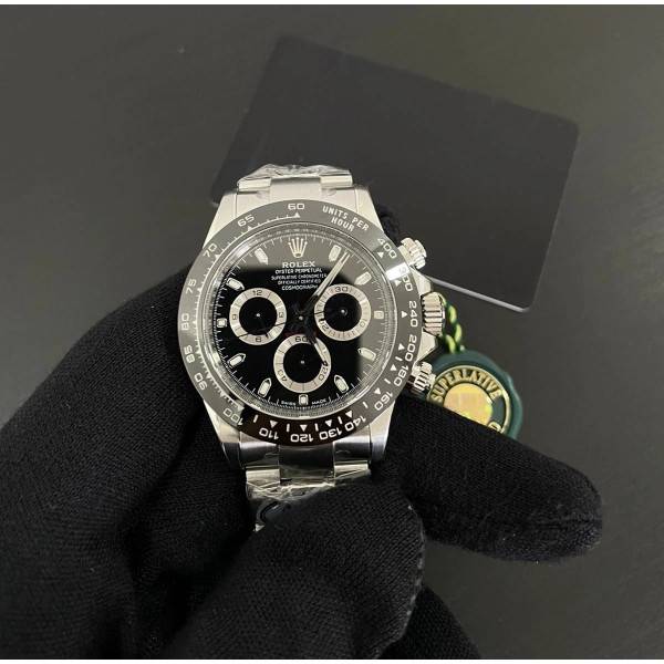 Superclone Rolex Daytona “Reverse Panda” Black Dial 116500LN