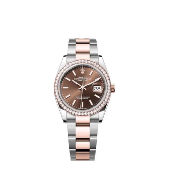 Rolex Datejust Chocolate Dial 126281RBR Oyster 36 mm